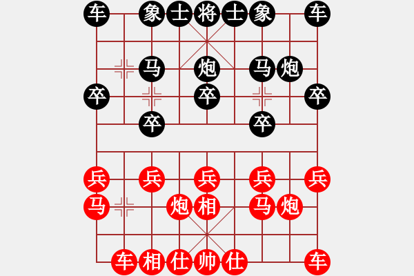 象棋棋譜圖片：姑蘇銀槍(9段)-負(fù)-帥哥少生(9段) - 步數(shù)：10 