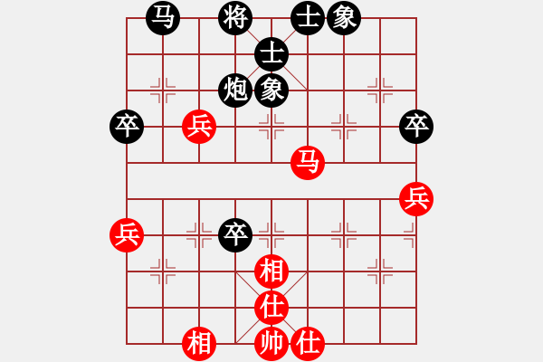 象棋棋譜圖片：中國神通廣大[紅] -VS- lessbye369[黑] - 步數(shù)：60 