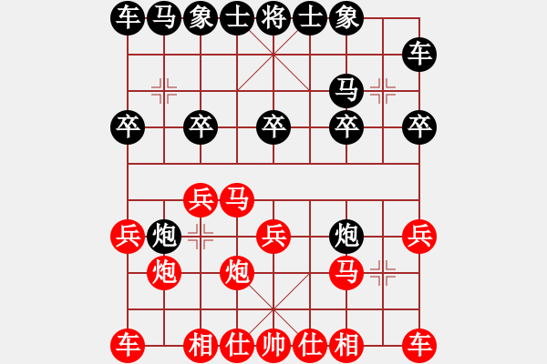 象棋棋譜圖片：第5輪 5-3 山東 謝巋 紅先勝 浙江豐源 趙旸鶴 - 步數(shù)：10 