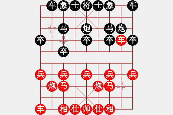 象棋棋譜圖片：從零開始和秀君 - 步數(shù)：10 