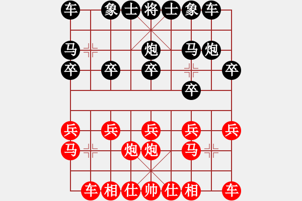 象棋棋谱图片：石头打滚(7段)-胜-兰州狼(9段) - 步数：10 