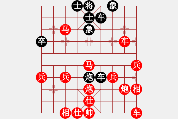 象棋棋譜圖片：D22 紅5車二進(jìn)四 反向 1142 后手順炮 我負(fù) 必錄 我2530 對手2450 - 步數(shù)：40 