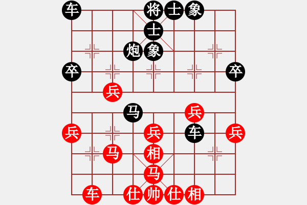 象棋棋譜圖片：唯一[1759093733] -VS- 葉水簾枝[65638590] - 步數(shù)：36 