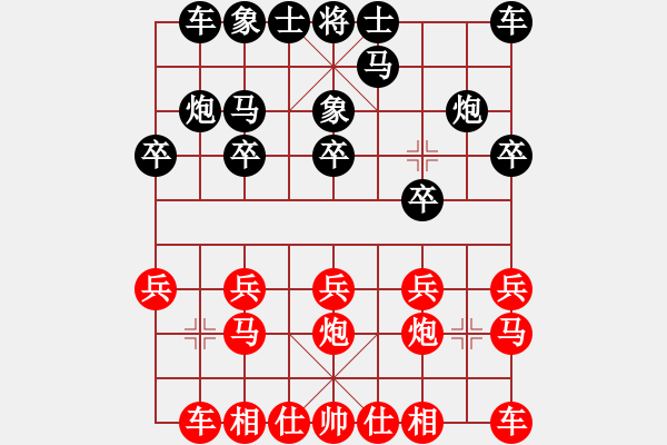 象棋棋谱图片：浙江仙居VS周大圣(2013-12-30) - 步数：10 