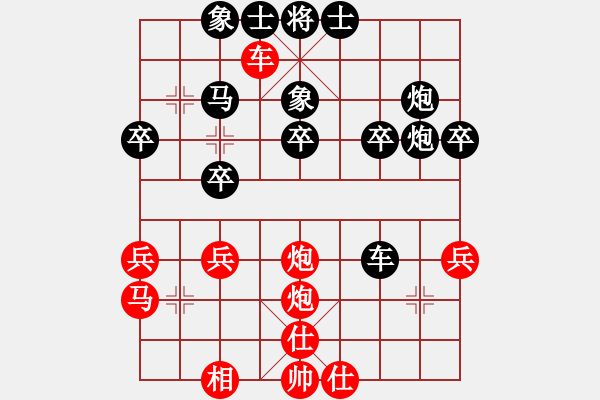 象棋棋譜圖片：福星高照[紅負(fù)]VS★那一砲的溫柔 - 步數(shù)：30 