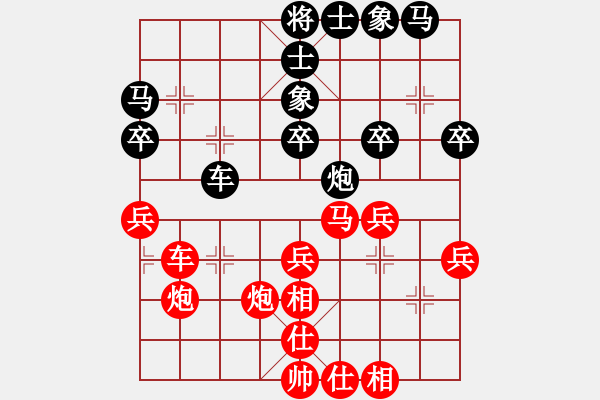 象棋棋譜圖片：灣仔十二少　先勝　號(hào)獃 - 步數(shù)：30 