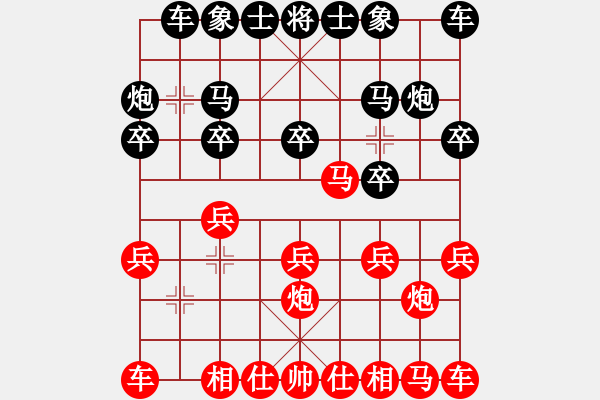 象棋棋譜圖片：！ - 步數(shù)：10 