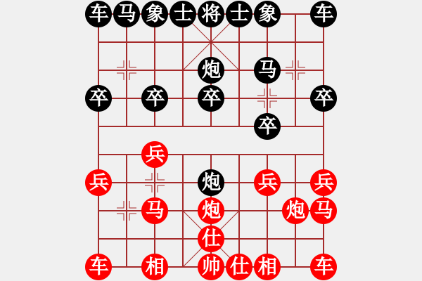 象棋棋譜圖片：一廉幽夢(6段)-負(fù)-貌似武神(3段) - 步數(shù)：10 