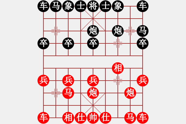 象棋棋譜圖片：耀眼眼鏡(9星)-勝-烏金中槍劉(6星) - 步數(shù)：10 