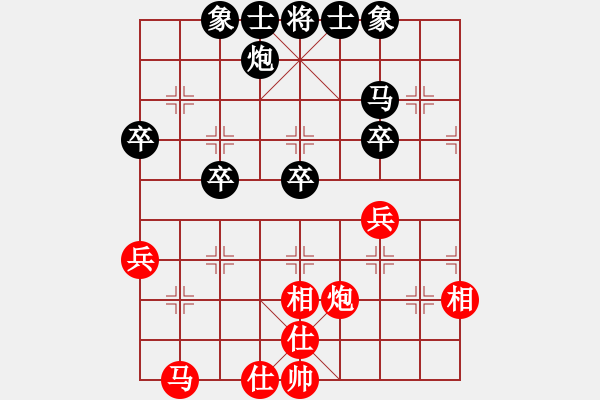 象棋棋譜圖片：《學(xué)習(xí)大師后手》列炮士角炮過河車破中炮士角炮 - 步數(shù)：40 