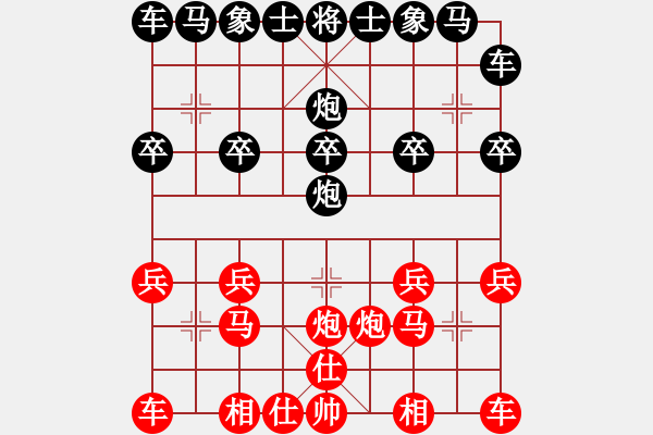 象棋棋谱图片：wuks(6段)-负-wqts(1段) - 步数：10 