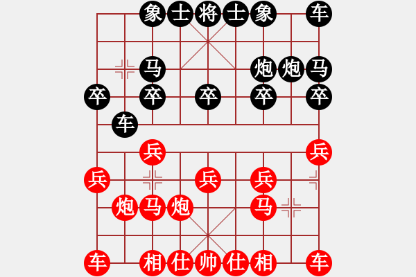 象棋棋譜圖片：tljw666[紅] -VS- 盜用賬戶[黑] - 步數(shù)：10 