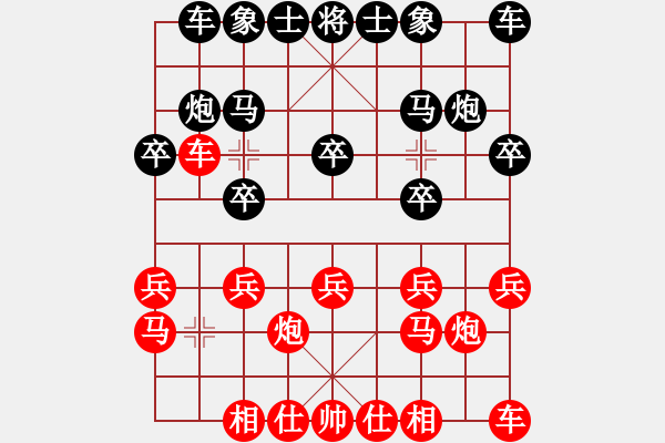 象棋棋譜圖片：我就是我[1355022925] -VS- 手工畫[3332754821] - 步數(shù)：10 