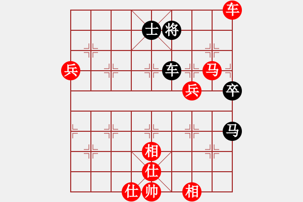 象棋棋譜圖片：不平(天罡)-勝-洪柒公(5f)(順炮橫車對直車紅車6進(jìn)5） - 步數(shù)：110 