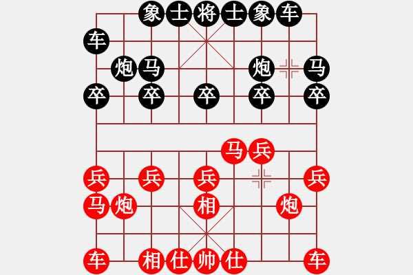 象棋棋譜圖片：1842068921[2029006573] -VS- 棋海無涯[1369372846] - 步數(shù)：10 