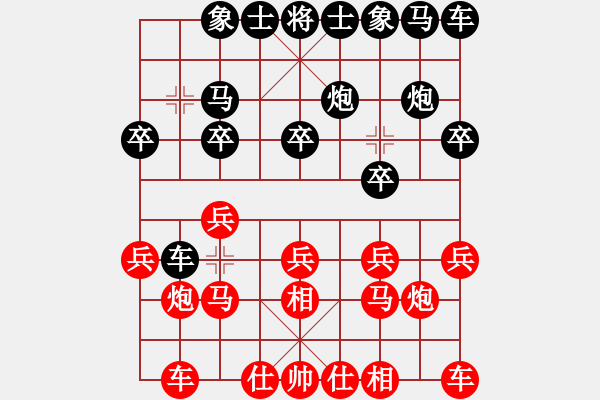 象棋棋譜圖片：倚天一老虎(9段)-勝-廈門少兒教(9段) - 步數(shù)：10 