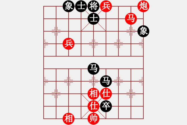 象棋棋譜圖片：謀士(6段)-勝-塘港(1段) - 步數(shù)：121 