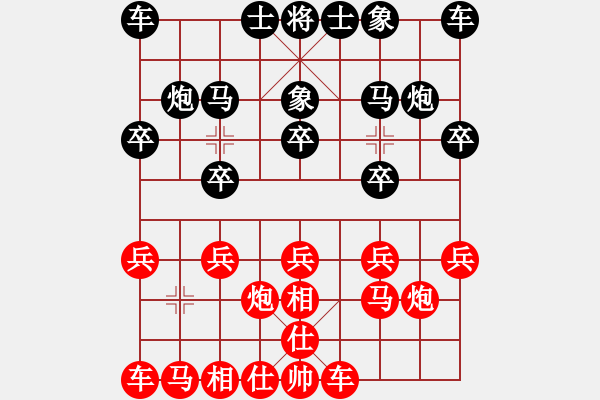 象棋棋譜圖片：賴有伱[1589491384] -VS- 棋樂無比[2694635814] - 步數：10 