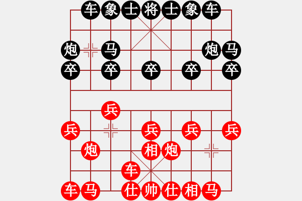 象棋棋譜圖片：2860局 A50-仕角炮局-魯肅(2000) 先負(fù) 旋風(fēng)引擎23層(2866) - 步數(shù)：10 