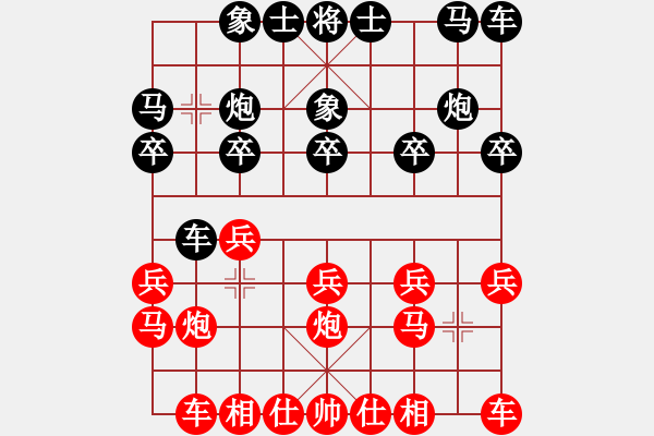 象棋棋譜圖片：fxt7661VS湖南群-問情(2013-7-4) - 步數(shù)：10 