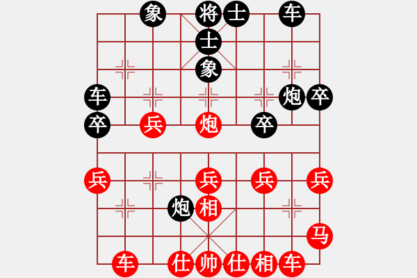 象棋棋譜圖片：alun[839417457] -VS- Negative 1[2661172126] - 步數(shù)：30 