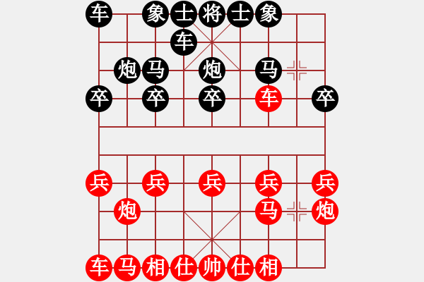 象棋棋譜圖片：悟空[紅] -VS- 橫才俊儒[黑] - 步數(shù)：10 