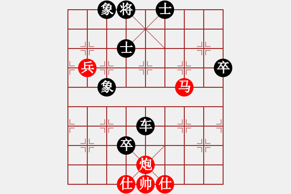 象棋棋譜圖片：中炮七路馬對(duì)屏風(fēng)馬雙炮過(guò)河  黑棄馬   （紅上左士）  天下無(wú)名(4段)-負(fù)-zhhsyy(5段) - 步數(shù)：122 