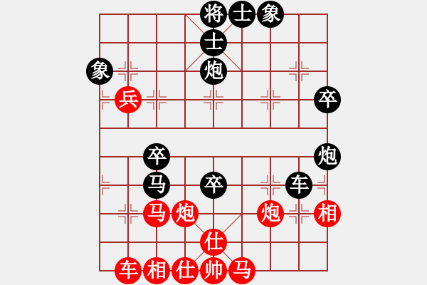 象棋棋譜圖片：中炮七路馬對(duì)屏風(fēng)馬雙炮過(guò)河  黑棄馬   （紅上左士）  天下無(wú)名(4段)-負(fù)-zhhsyy(5段) - 步數(shù)：60 