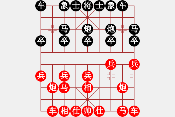 象棋棋譜圖片：雪豹[1653760257] -VS- 自我救贖[553779957] - 步數(shù)：10 