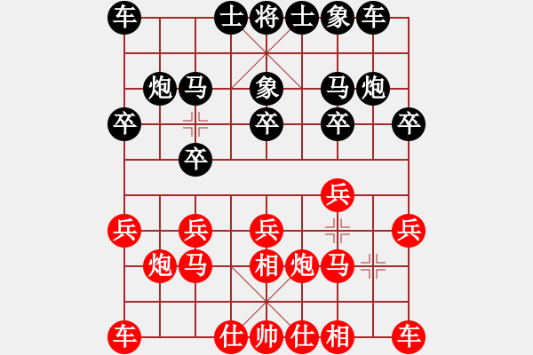 象棋棋譜圖片：怎樣應(yīng)對(duì)士角炮 - 步數(shù)：10 