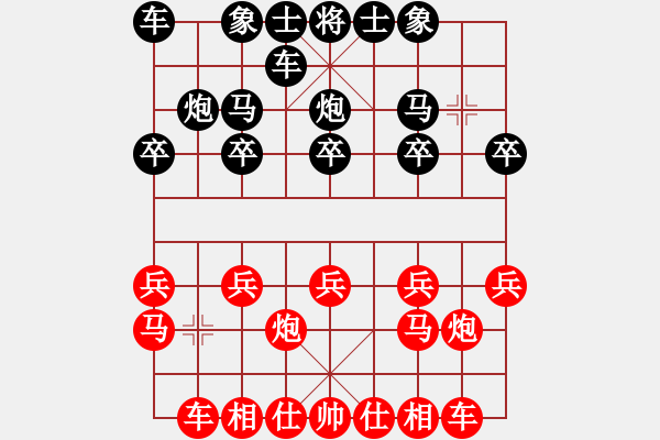 象棋棋谱图片：R207陈 进(玻)先胜林福华(坡) - 步数：10 