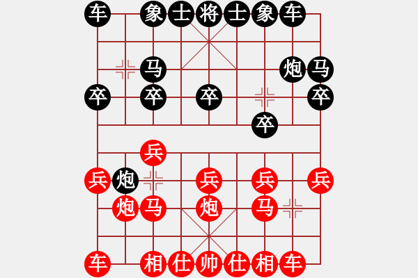 象棋棋譜圖片：君臨天下（業(yè)7-1）先勝我自行我（業(yè)7-1）201803111150.pgn - 步數(shù)：10 