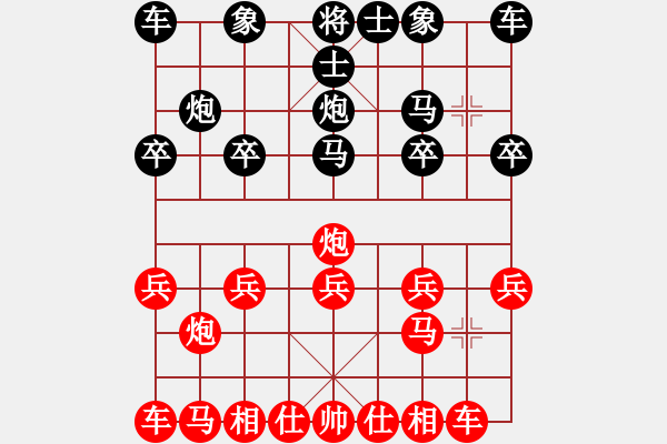 象棋棋譜圖片：圣域狐狼(人王)-勝-總是輸(9段) - 步數(shù)：10 