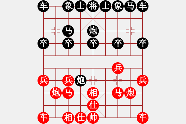 象棋棋譜圖片：金鵬大俠(4段)-勝-揚州棋俠(9段) - 步數(shù)：10 