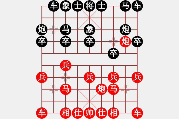 象棋棋譜圖片：天狂有雨(9星)對過宮炮新認識 - 步數(shù)：10 