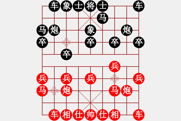 象棋棋譜圖片：2017武漢第2屆職工象聯(lián)賽答朝東先勝汪祖文3 - 步數(shù)：10 