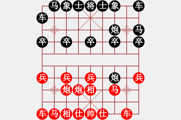 象棋棋譜圖片：事事順心(7段)-和-攻雞變公擊(7段) - 步數(shù)：10 