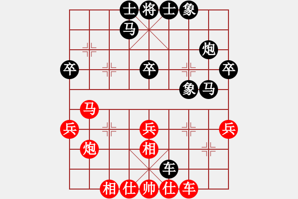 象棋棋譜圖片：珠穆朗瑪(月將)-負(fù)-西門吹雪(3段) - 步數(shù)：30 