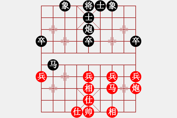 象棋棋譜圖片：2006年迪瀾杯弈天聯(lián)賽第四輪：算了吧(9段)-勝-將帥英雄酒(初級(jí)) - 步數(shù)：40 