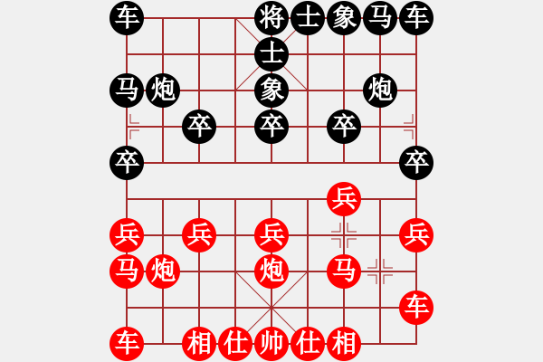 象棋棋譜圖片：牛皮一段(6段)-負(fù)-飛象震中炮(8段) - 步數(shù)：10 