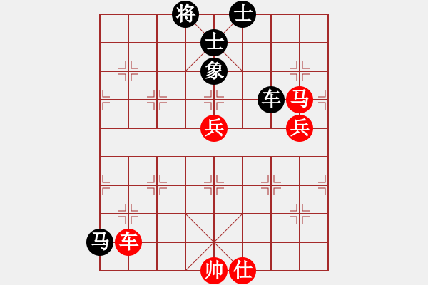 象棋棋譜圖片：中炮過河車七路馬對屏風(fēng)馬左象橫車    齊魯棋王(4段)-勝-老伙夫(5段) - 步數(shù)：107 