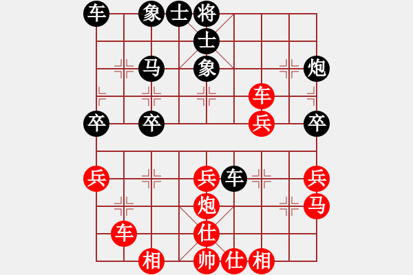 象棋棋譜圖片：天眼觀人生(9段)-勝-煮酒論棋雄(9段) - 步數(shù)：40 