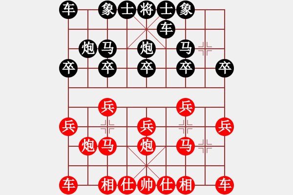 象棋棋譜圖片：永不語敗[405382821] -VS- 橫才俊儒[292832991]（吃光喝盡） - 步數(shù)：10 