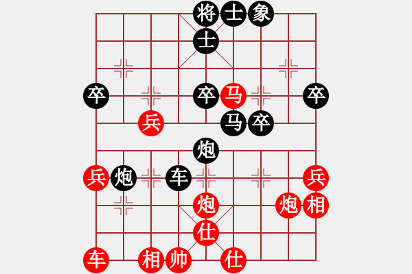 象棋棋譜圖片：態(tài)態(tài)好(2段)-負(fù)-自信的馬(4段) - 步數(shù)：40 