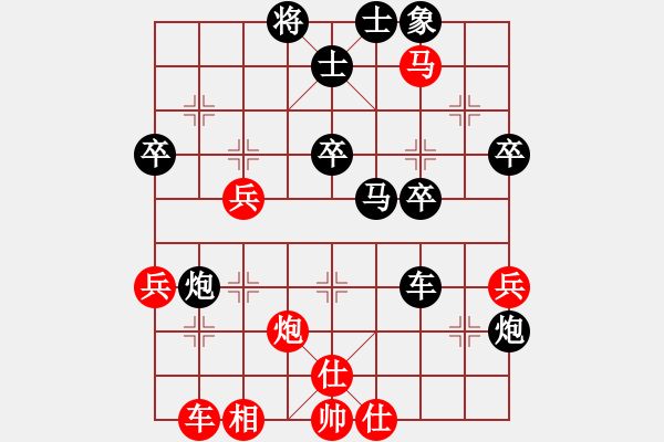 象棋棋譜圖片：態(tài)態(tài)好(2段)-負(fù)-自信的馬(4段) - 步數(shù)：50 