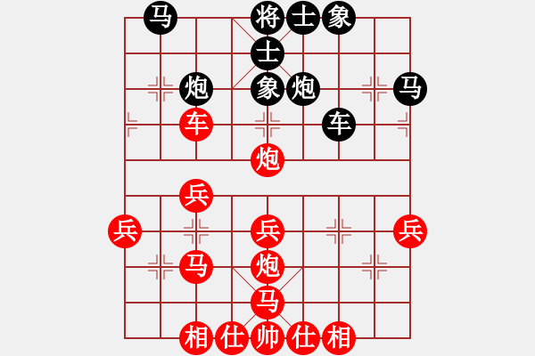 象棋棋譜圖片：老杜(2段)-勝-可以一戰(zhàn)(9級) - 步數(shù)：40 