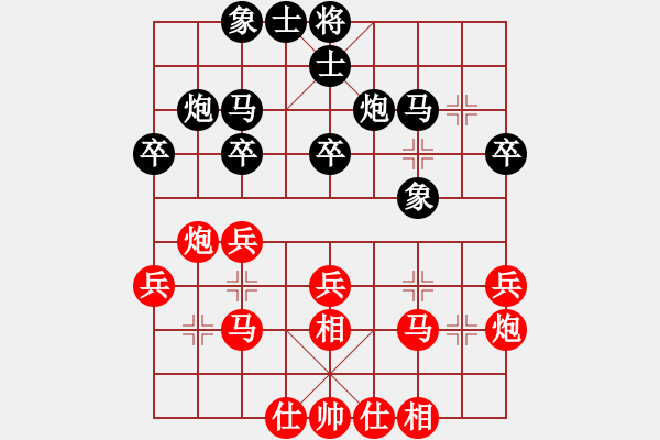 象棋棋譜圖片：攻防技術(shù)(5段)-勝-都市俠盜(8段) - 步數(shù)：30 