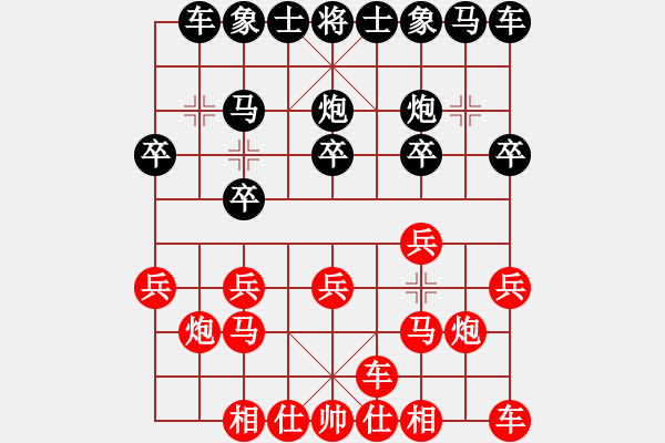 象棋棋譜圖片：第六局 吳縣許振葆(先) 平陽謝俠遜(勝) - 步數(shù)：10 