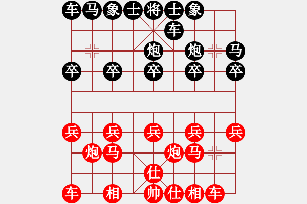 象棋棋譜圖片：第二季四川金牌象棋名手賽第五輪第4臺 綿竹彭星先勝綿陽張華明 - 步數(shù)：10 