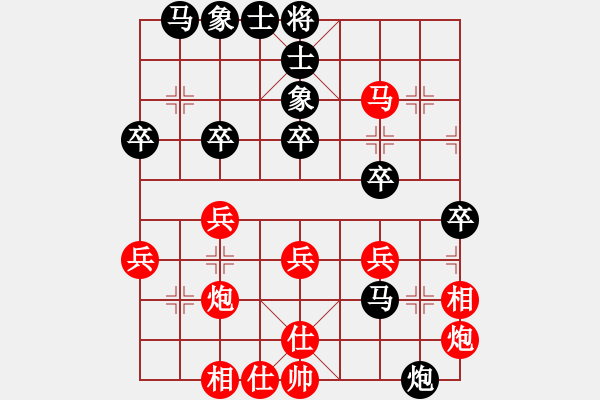 象棋棋譜圖片：東方不贏(9段)-負(fù)-弈網(wǎng)小白龍(月將) - 步數(shù)：40 